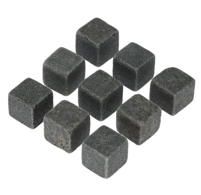 Reusable Whiskey Natural Granite Marble Cubes Chilling Rocks Ice Stone