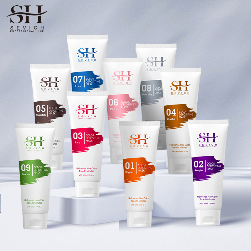 Wholesale Illuminating Volumizing Keratin Color Hair Mask Treatment for Dry Hair