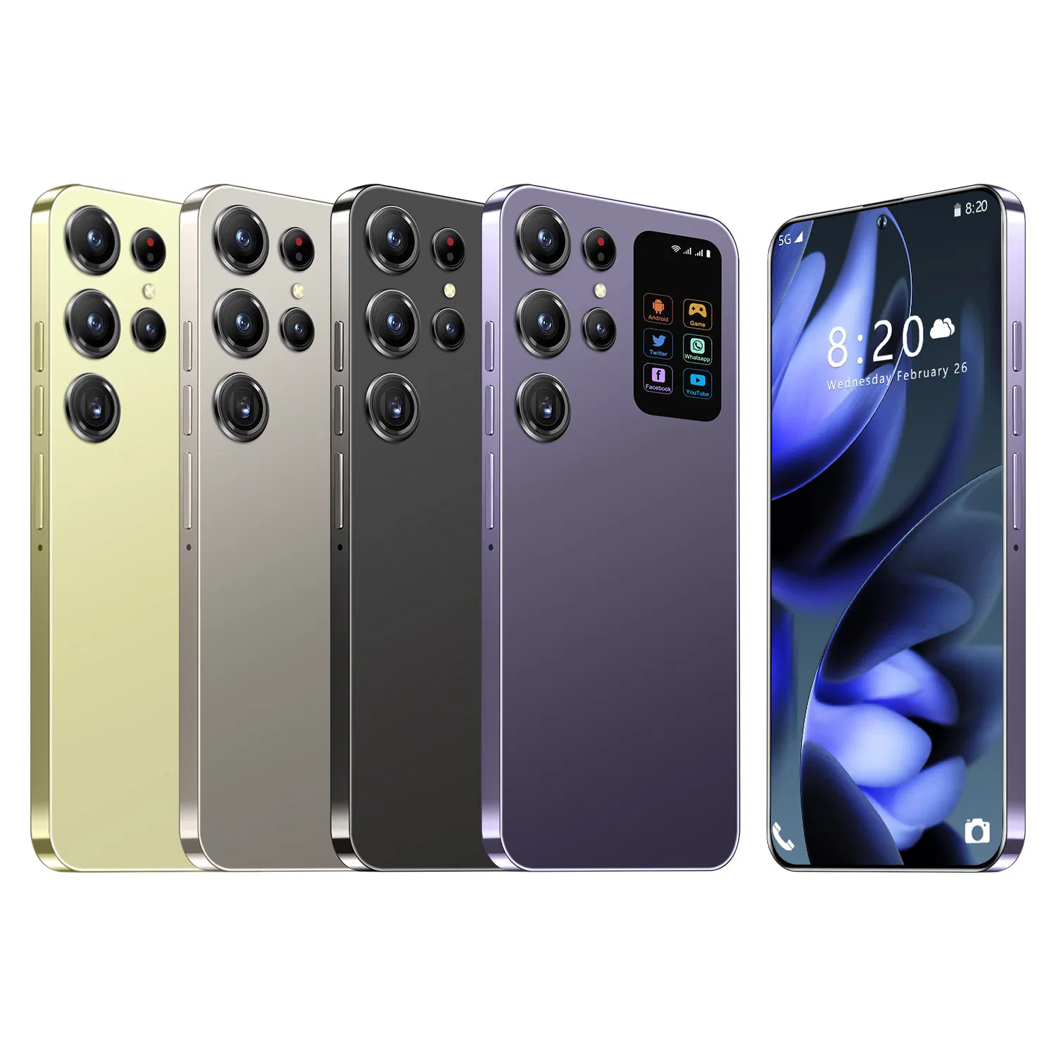 S26 Ultra, 16GB+1tb, 5g, 7.3 Inches, Mtk 6889 Processor, 72MP, 108MP, Android 14 Smartphone, Built-in Stylus, High Performance S