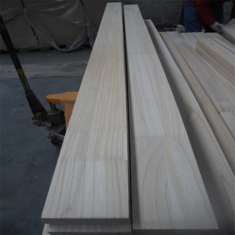 Paulownia Edge Glued Finger Joint Panels for Coffin Bottom