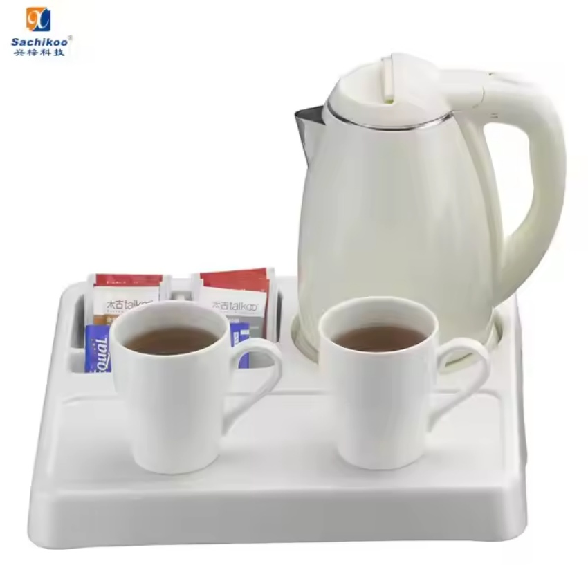 Premium Electric Tea Kettle Set with Rapid Heating Tray