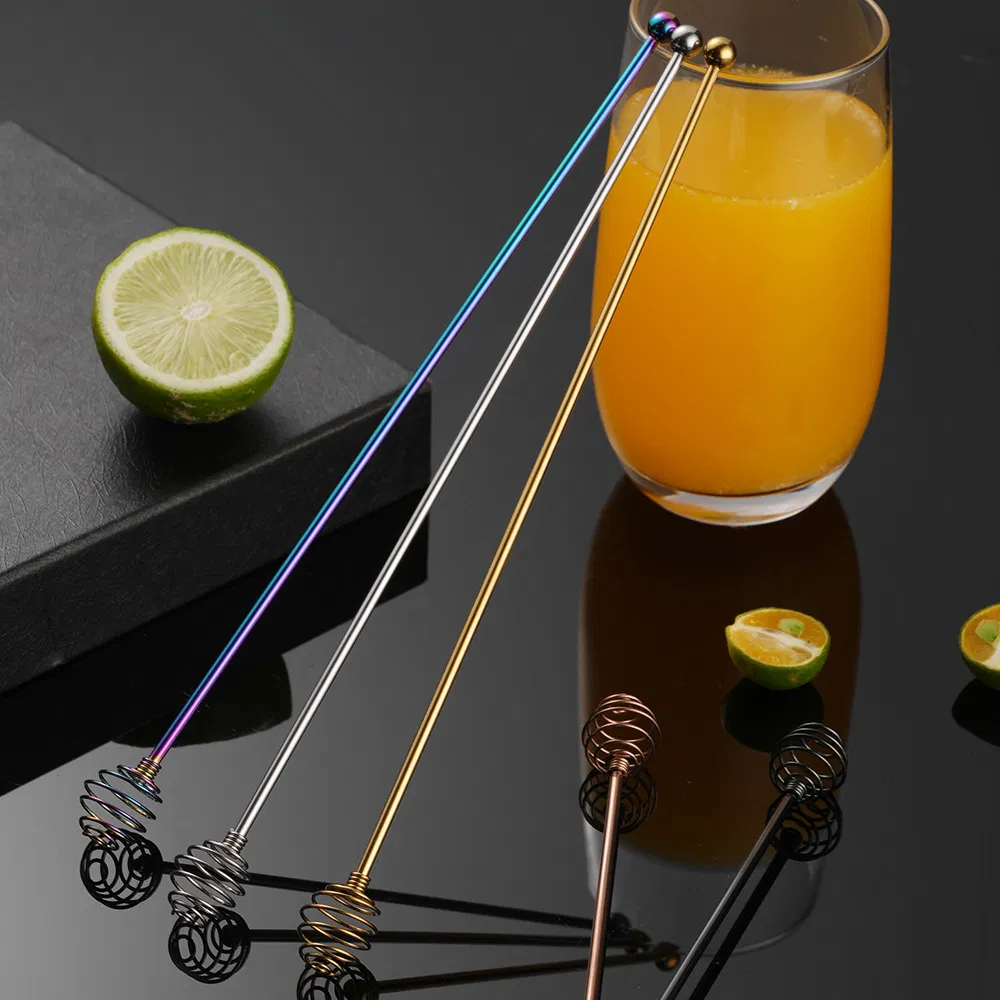 Elegant 304 Stainless Steel Honey Stirrer with Long Handle