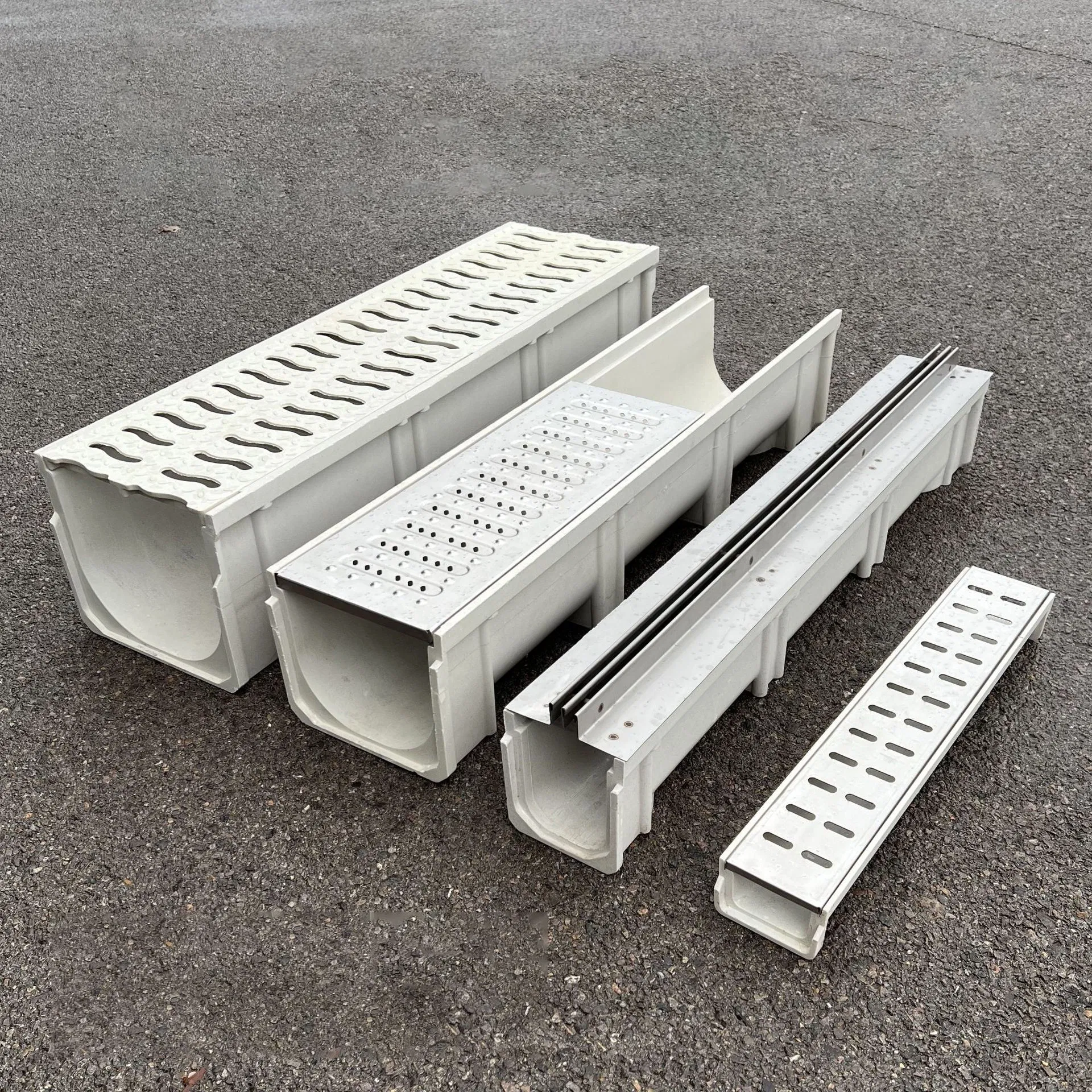 20000+ Tons Stock Shallow Resin Drain Channel for Road & Tunnel Drainage Projects