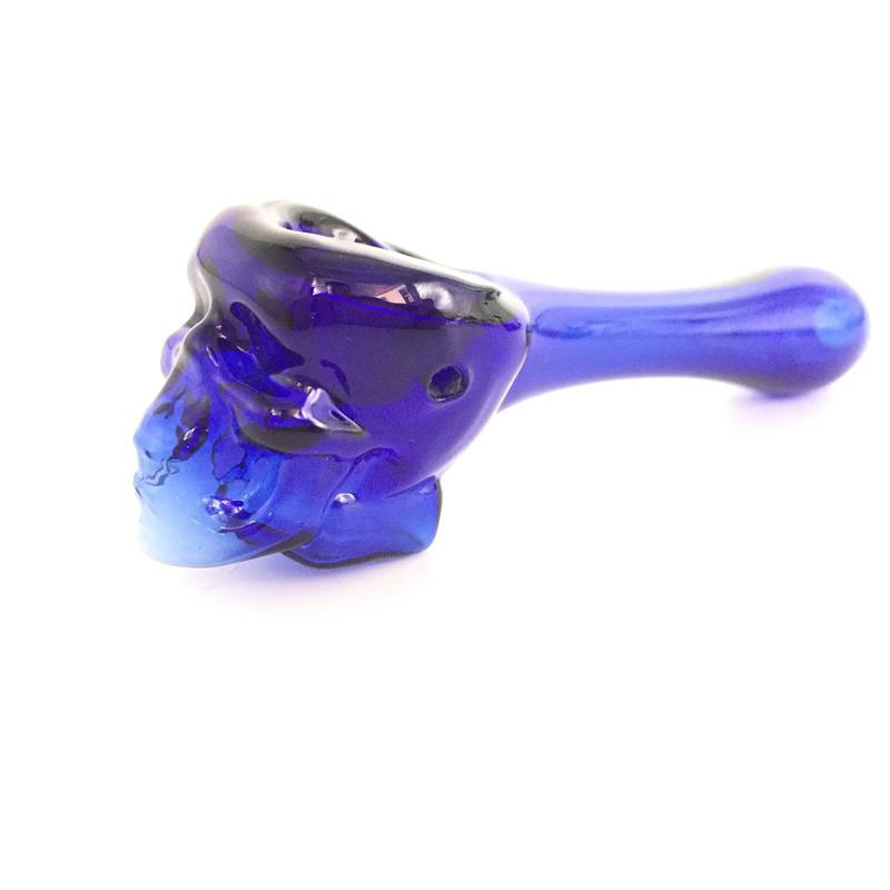 Factory Oil Burner Pipes Thick Skull Smoking Hand Skull Glass Pipe