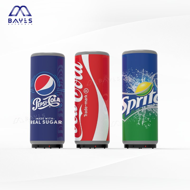 Custom Advertising Event Blow up LED Air Inflatable Can and Bottle