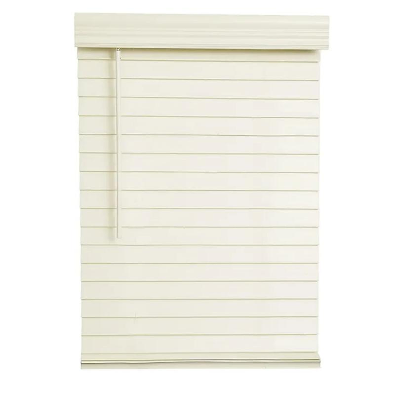 Moisture Resistance Mini Interior White Wooden Slat Venetian Roller Blinds