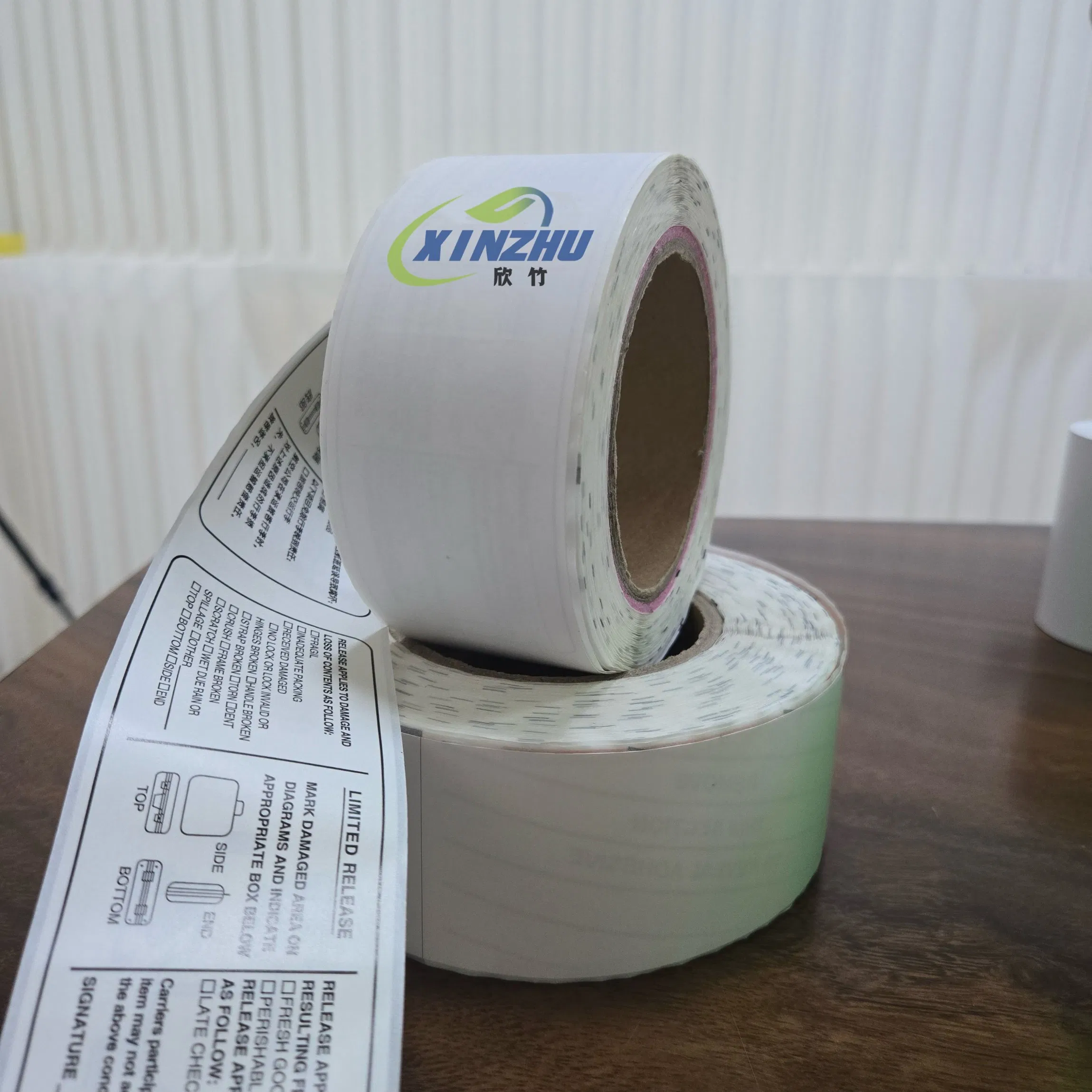 Airline Self Adhesive Thermal Label Baggage Tag for Airport Luggage Check