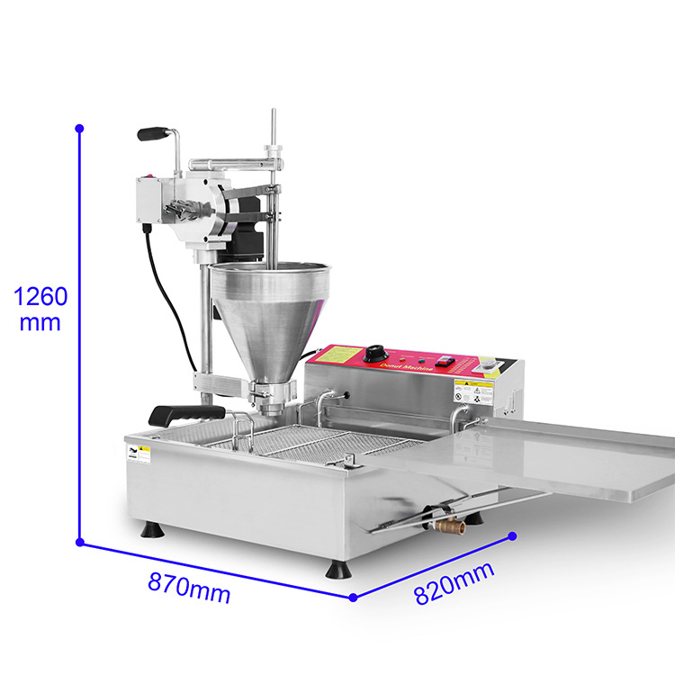 Factory Automatic Electric Donut Fryer Machine Mini Donuts Machine for Sale
