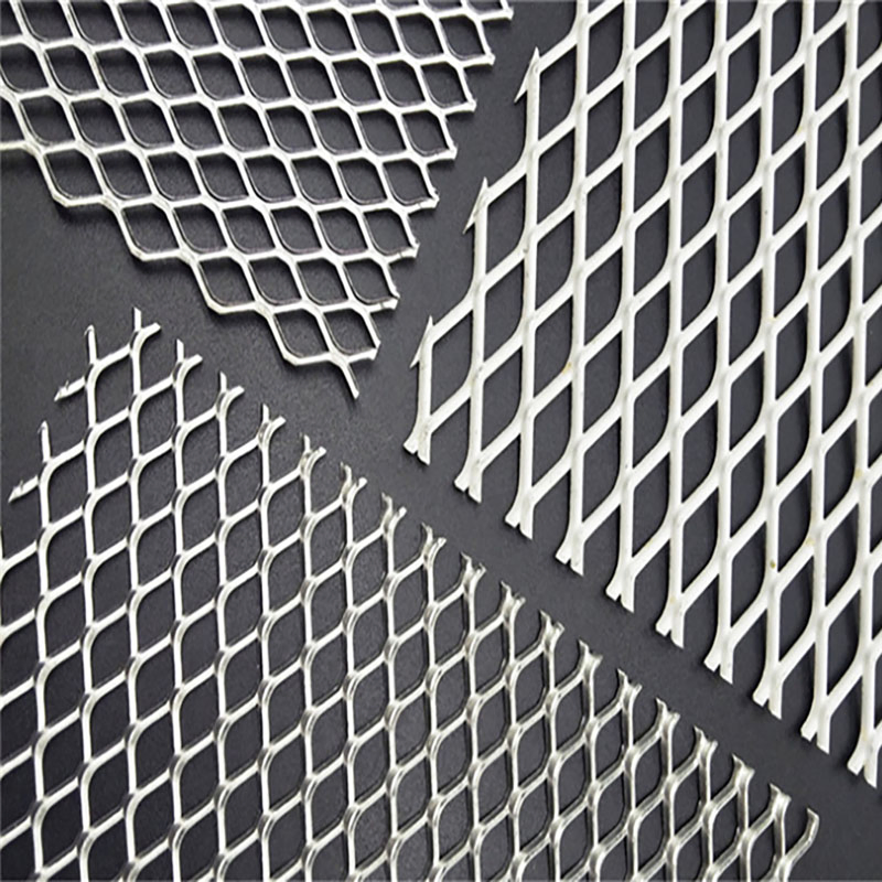 Durable Metal Carbon Steel Outside Powder Coated Facade and Wall Caldding Aluminium Flattened and Raised Stainless Steel Expanded Metal Mesh