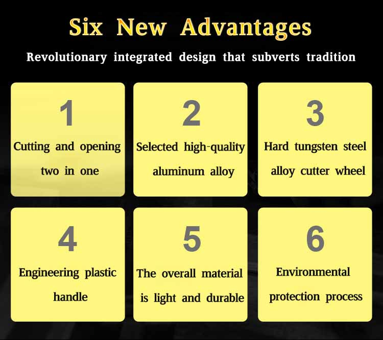 High-Strength Tile Glass Cutter Manual Edge Opener Diamond Cutter