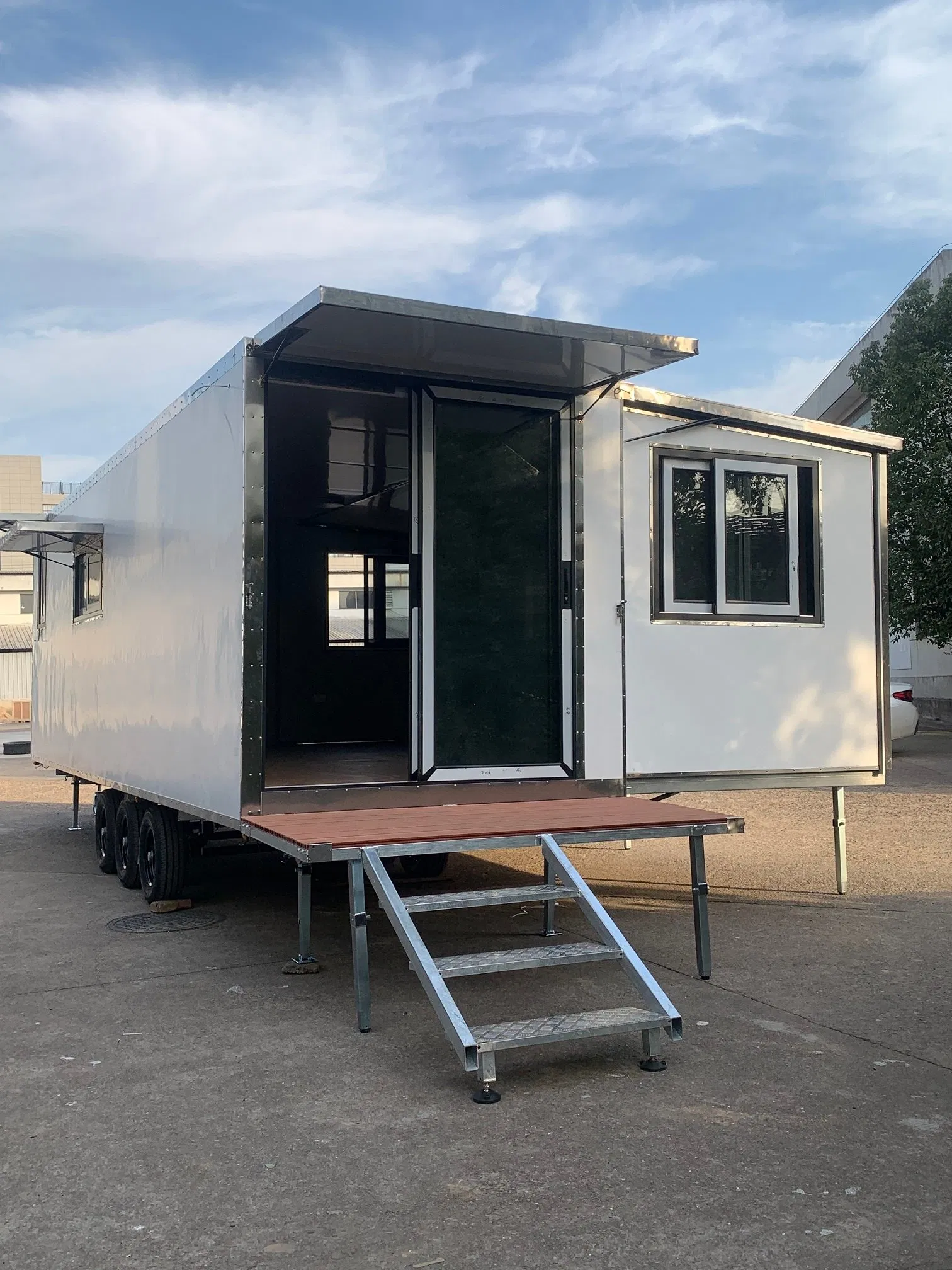 Fiberglass Travel Trailer Caravan Outdoor Camping House