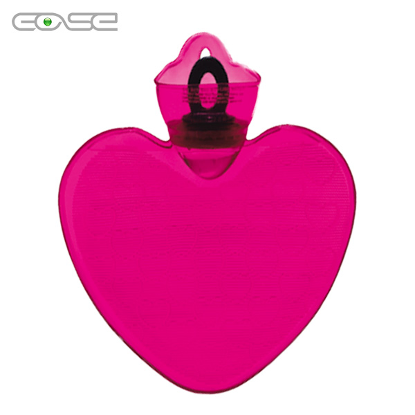 Heart-Shaped PVC Hot Water Bag for Cosy
