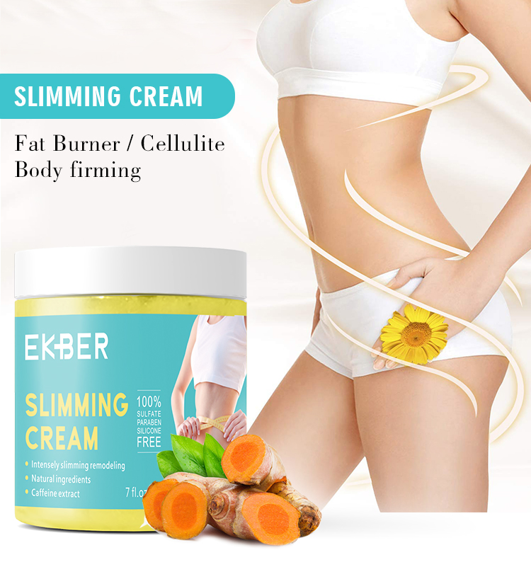 Multifunctional Organic Ginger Slimming Cream Coconut Oil Leg Body Waist Effective Reduce Slimming Cream