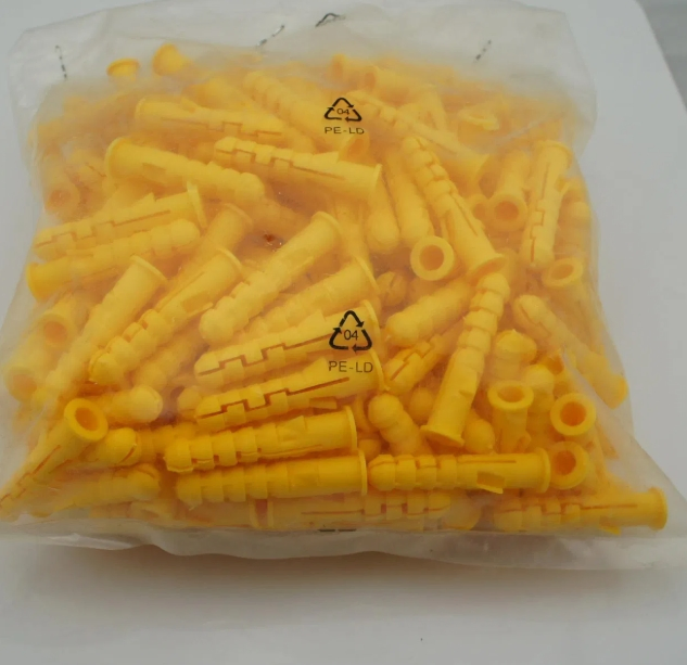 Распорные дюбели для бетона, пластиковые, 8.0 мм