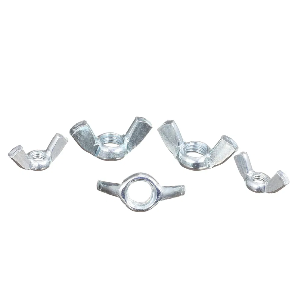 General Industry Roofing Blue Anodized Stainless Steel Aluminium M3-M12 Wing Nut DIN315 Wing Nut Brass Butterfly Nut