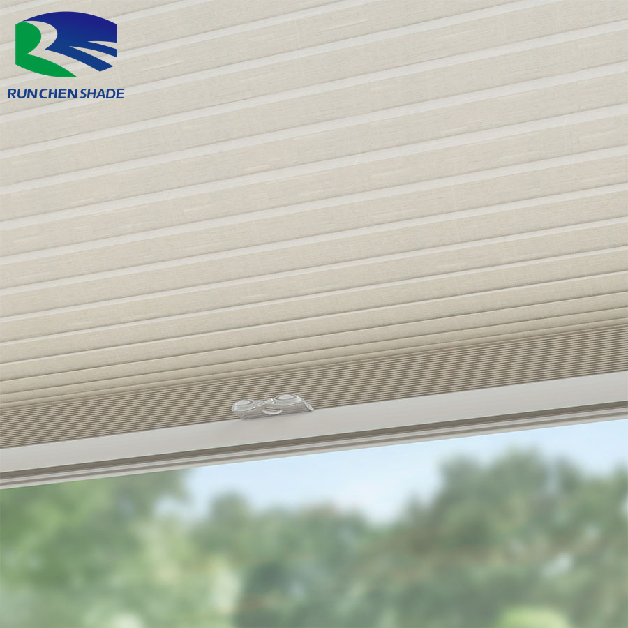 High Quality Pleated Fabric Indoor Cellular Shade Motorized Cellular