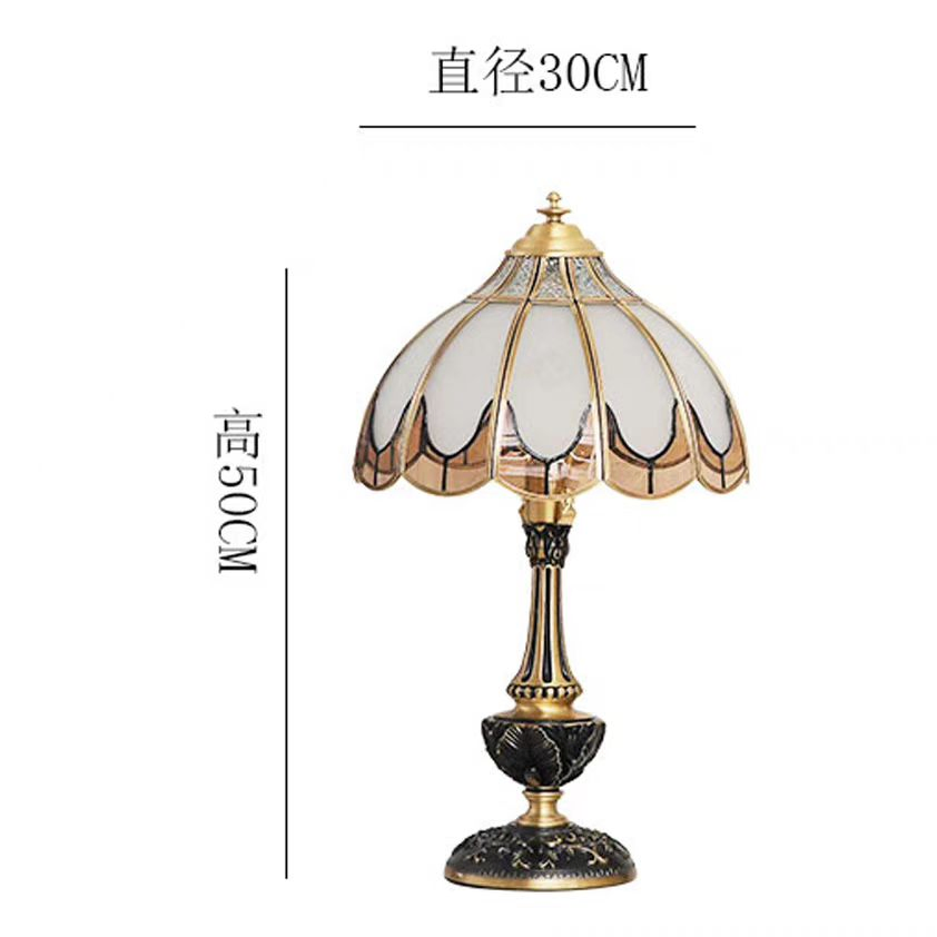 Pure Copper Retro Desk Lamp Warm Living Room Bedroom Bedside Lamp