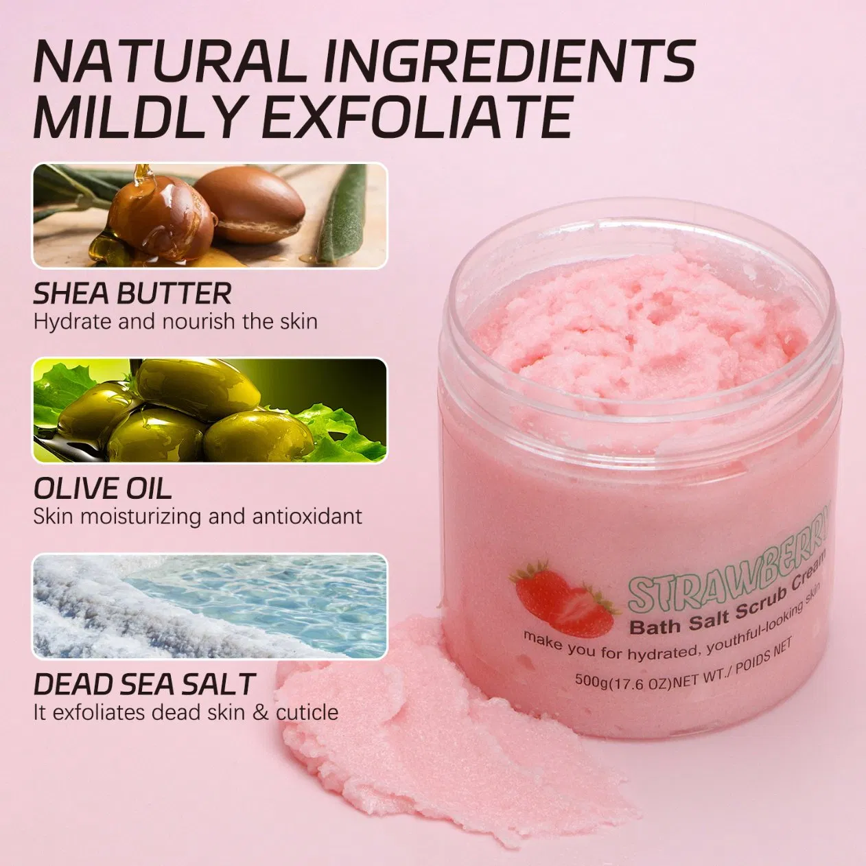 Moisturizing and Exfoliating Body, Hand, Foot Brown Sugar Body Scrub