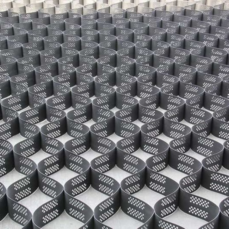 HDPE Geocell Driveway Gravel Grid Geocell Plastic Geocell Grid Ground for Soil Stabilization Retaining Walls