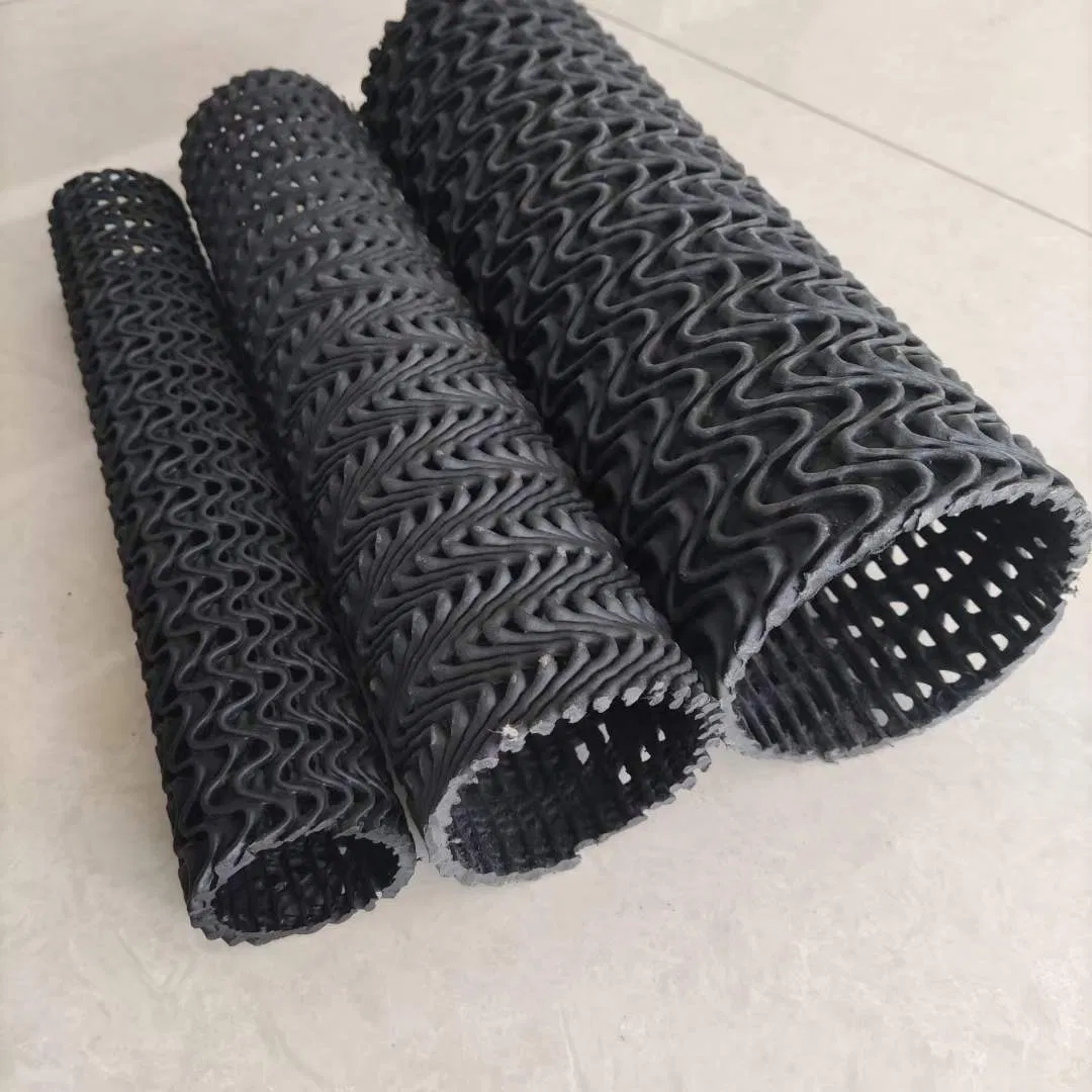 Rigid Permeable Pipe Road Railway Underground Filtration Anti-Seepage Curved Mesh Drainage Pipe