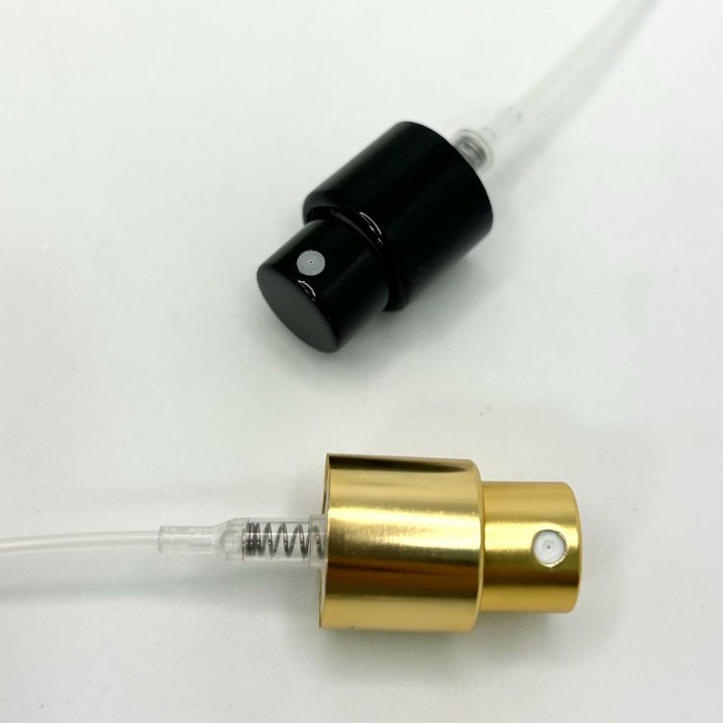 Cosmetic Packing Aluminium Mini Screw Sprayer Pump for 13mm Caliber Perfume Bottle