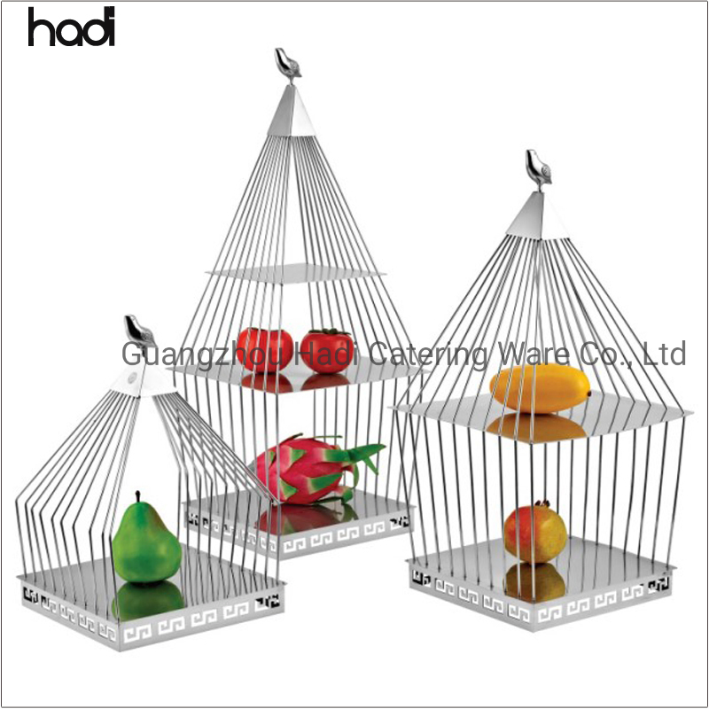 a-Z Solution 5 Star Hotel Layer Buffet Display Stand Dessert Riser Luxury Hotel Buffet Food Display Birdcage Cupcake Display Gold Cake Stand