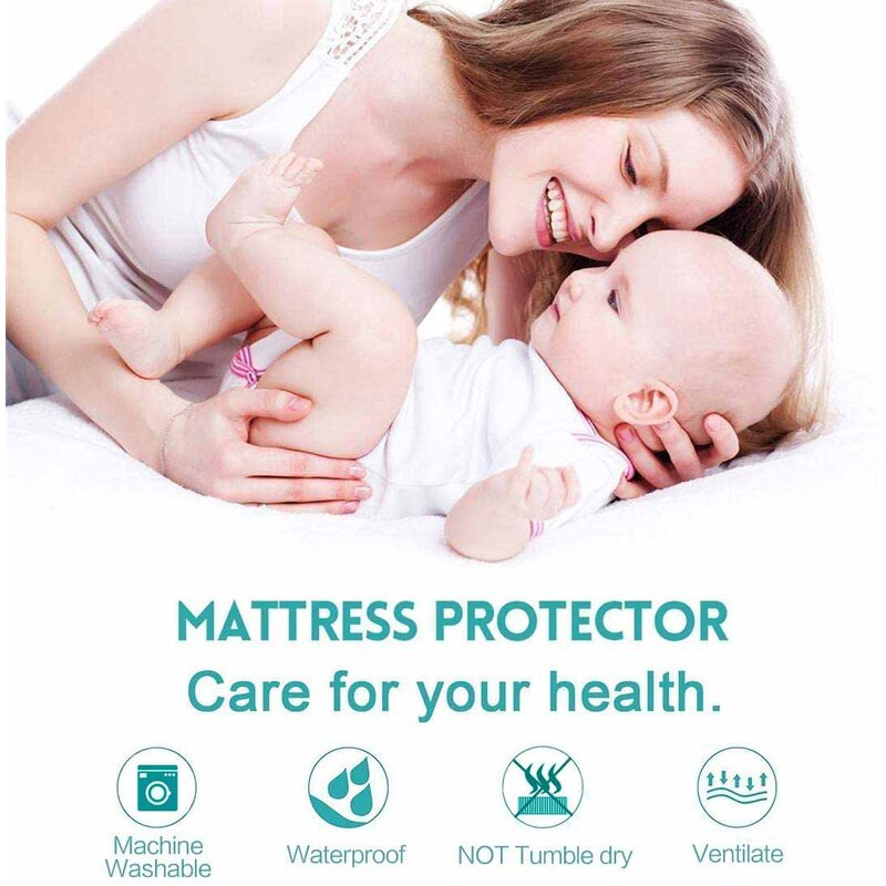 Antiallergy and Breathable Mattress Cover Waterproof with TPU