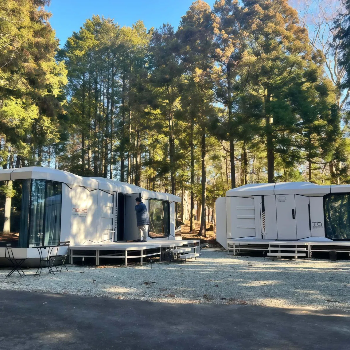 Convenient Outdoor Living Prefabricated Houses, Modern Intelligent Mobile Space Cabin Houses