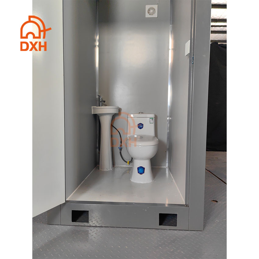 Mobile Manufacture Outdoor Camping Public Events Emegency Site Construction Exhibition Portable Mining Temporary Latrine Container Prefabricated Bathroom Toilet