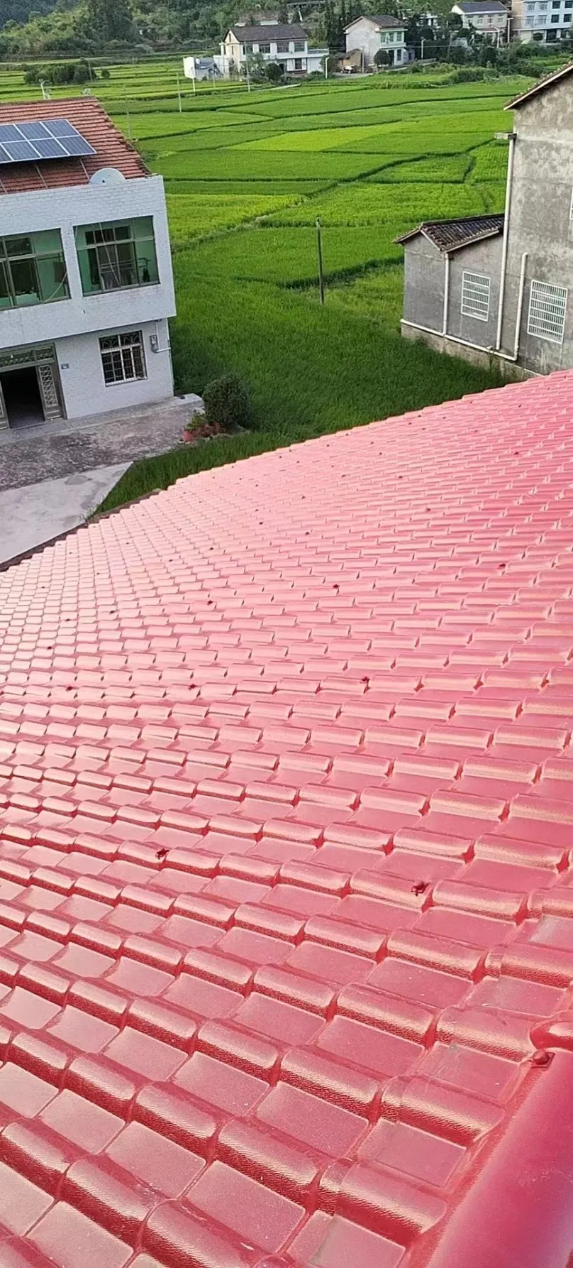 Roma and Spanish Style ASA PVC Plastic Roof Tile/Synthetic Resin Roof Tile