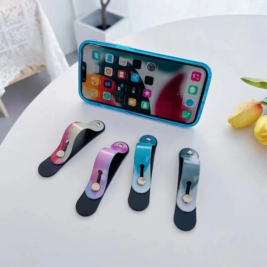 Flexible Silicone Phone Stander Push-Pull Bracket Live Lazy Ring Phone Holder for Promotion