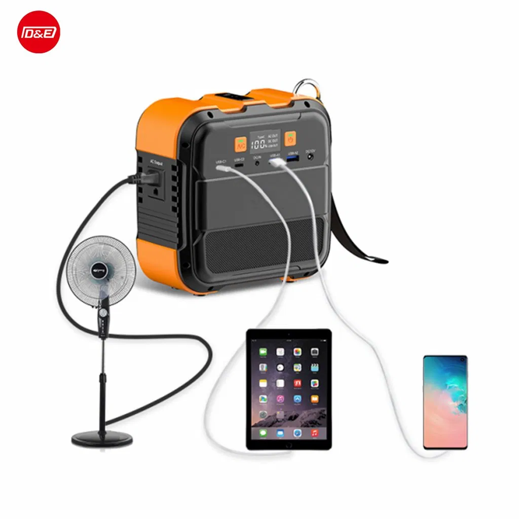 Портативная электростанция 26400 мАч A101 с солнечной панелью