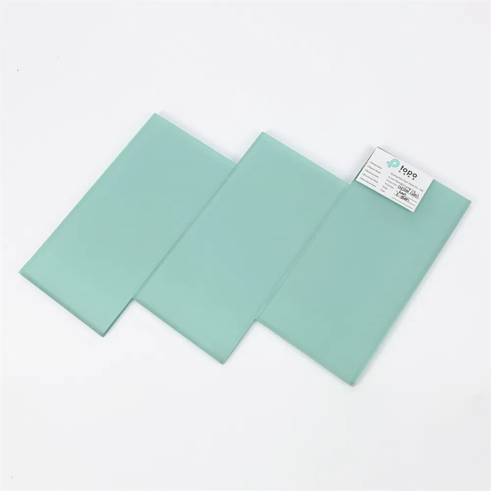 4mm-12mm F Green Acid Etched Frosted Satin Decorative Glass (FG-TP)