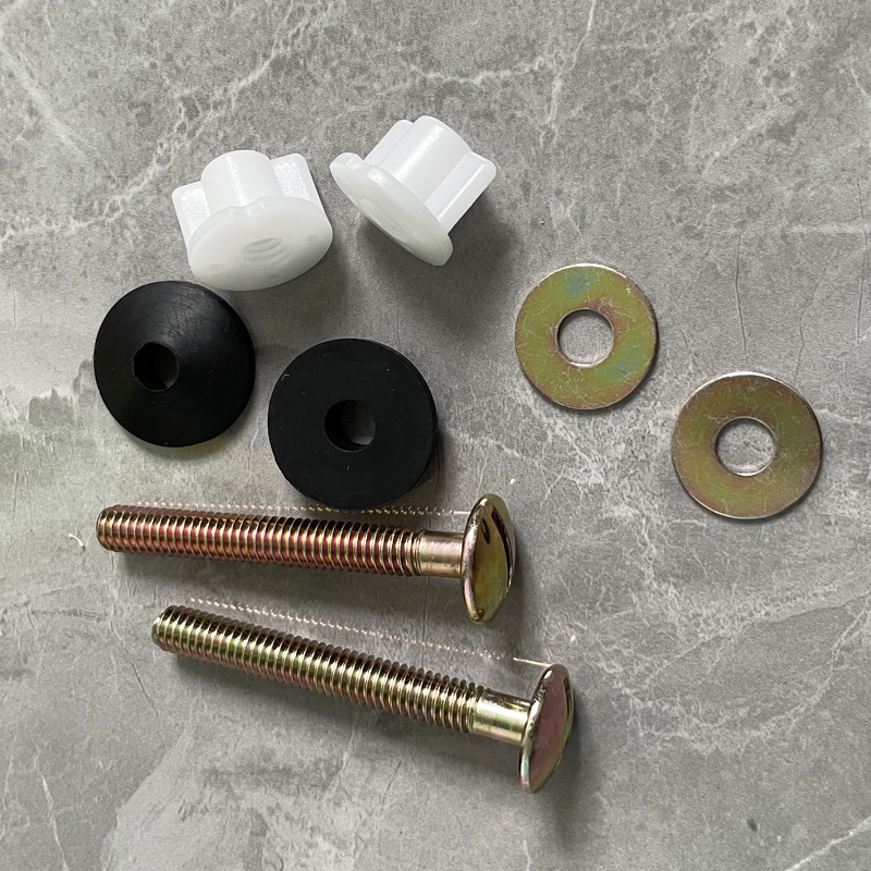 Toilet Seat Bolts Screws Toilet Tank Fitting Hinge Bolts Plastic Nuts Replacement Parts Toilet Bolts