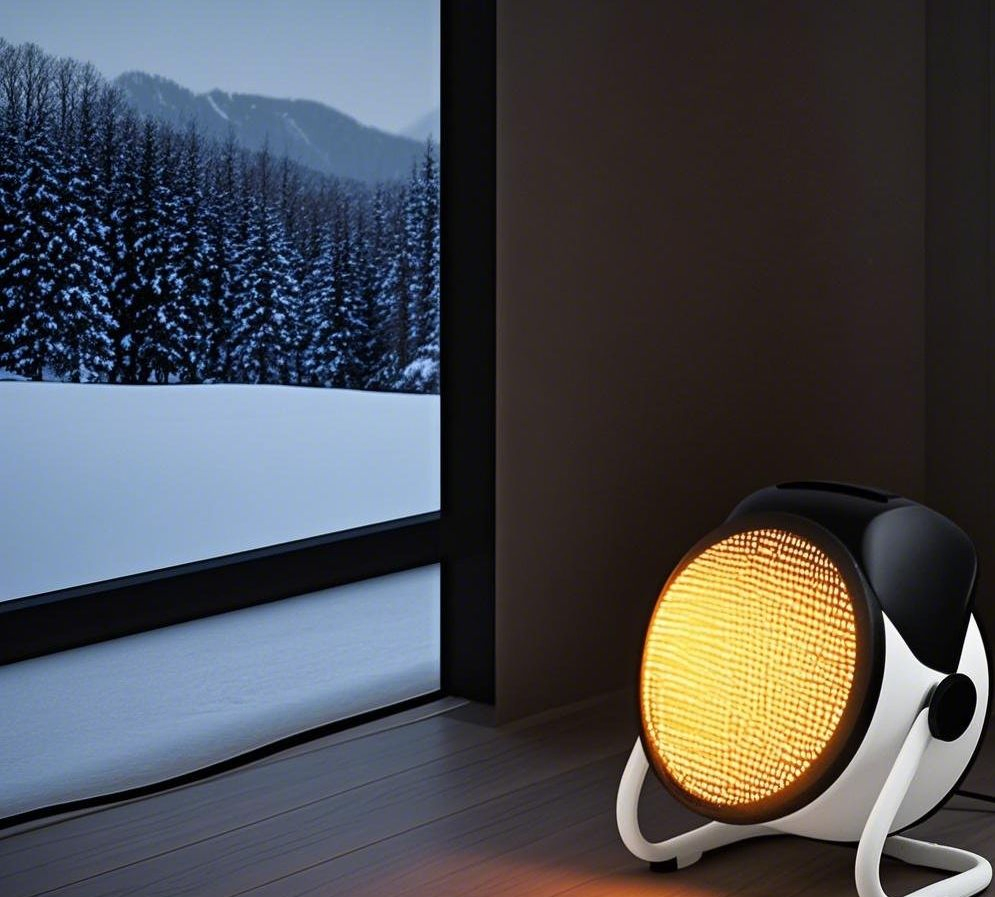 Smart Inverter Ceramic Space Heater with Portable Design