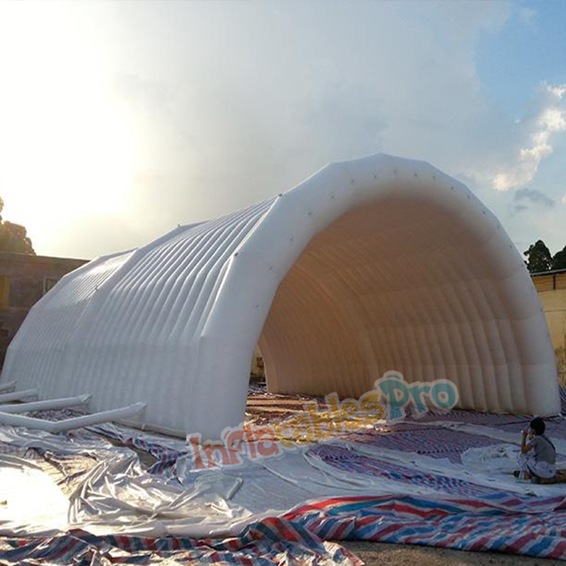 Giant White Inflatable Cube Wedding Tent for 200 Guests