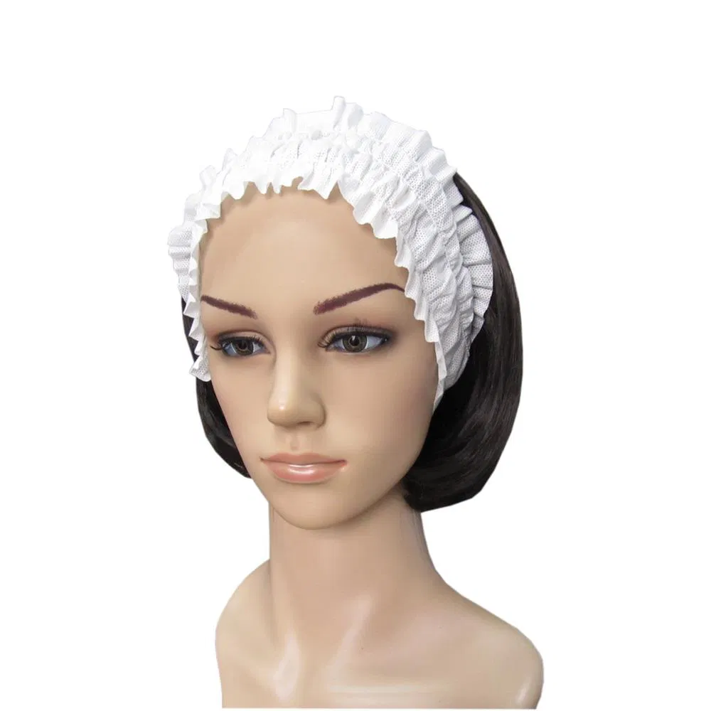 Non Woven Hair Bands Colorful Disposable Hair Band for SPA Massage