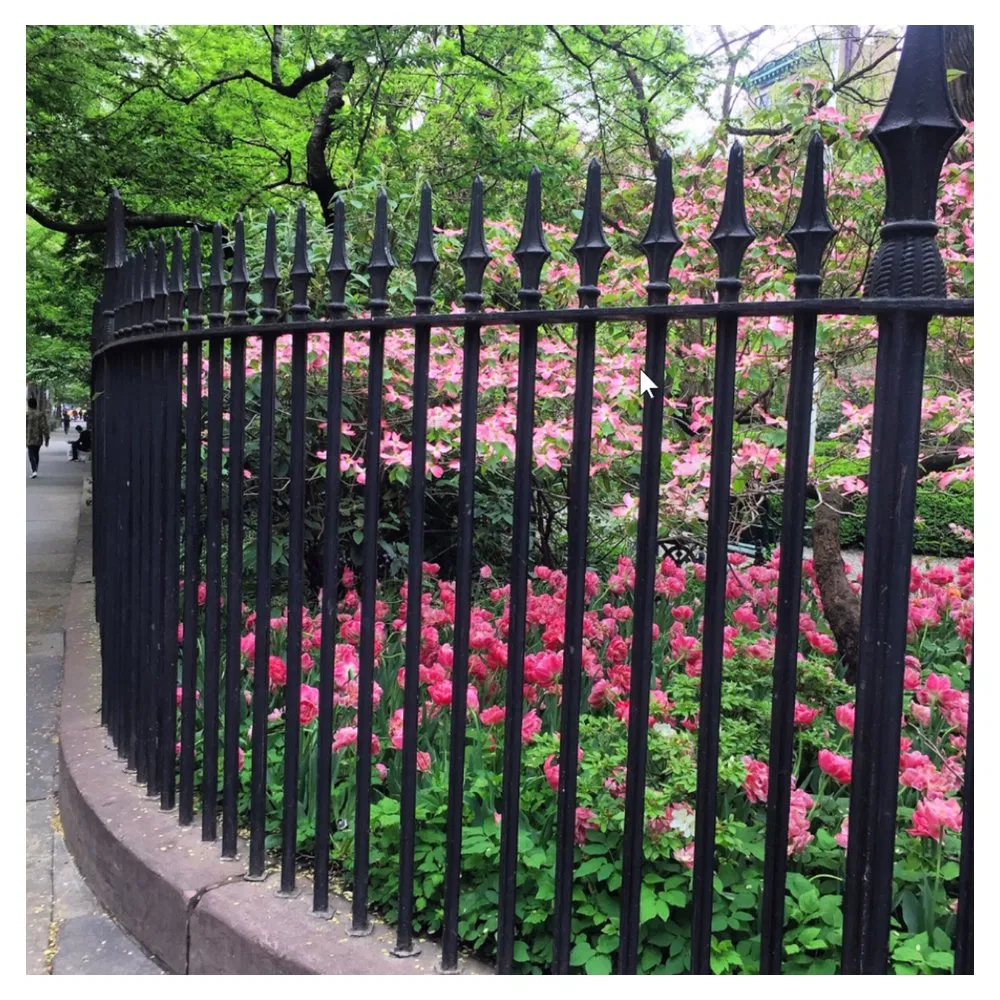 Orient Outdoor Wrought Iron Railing Staircase Villa Stair Railing Iron Stair Railing