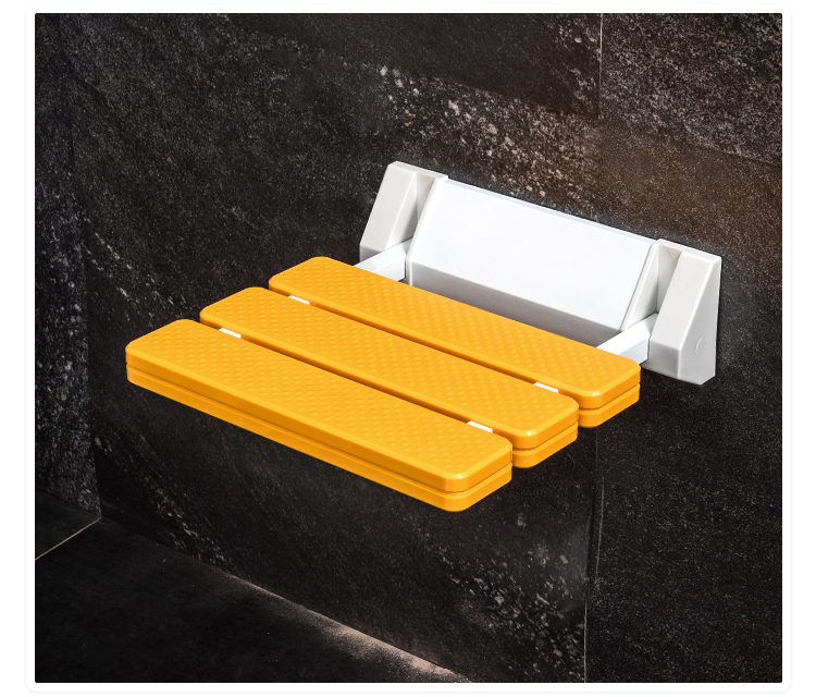 Customized Yellow and White Safety Medical Equipment Shower Chair