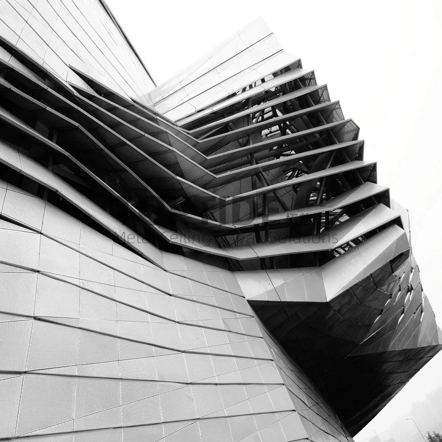 Custom Aluminum Wall Cladding Covering Aluminium Curtain Wall Facade Panel