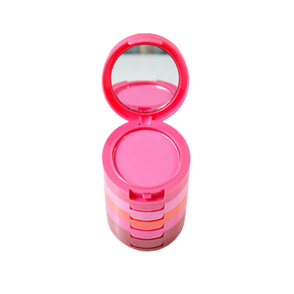 5 Layers Blusher Makeup Palette Traveling Kit with Brush