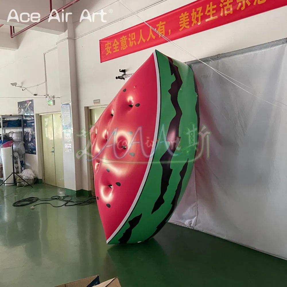 3mh PVC Inflatable Watermelon Fruit Model with Air Pump for Outdoor Display or Fruit Party