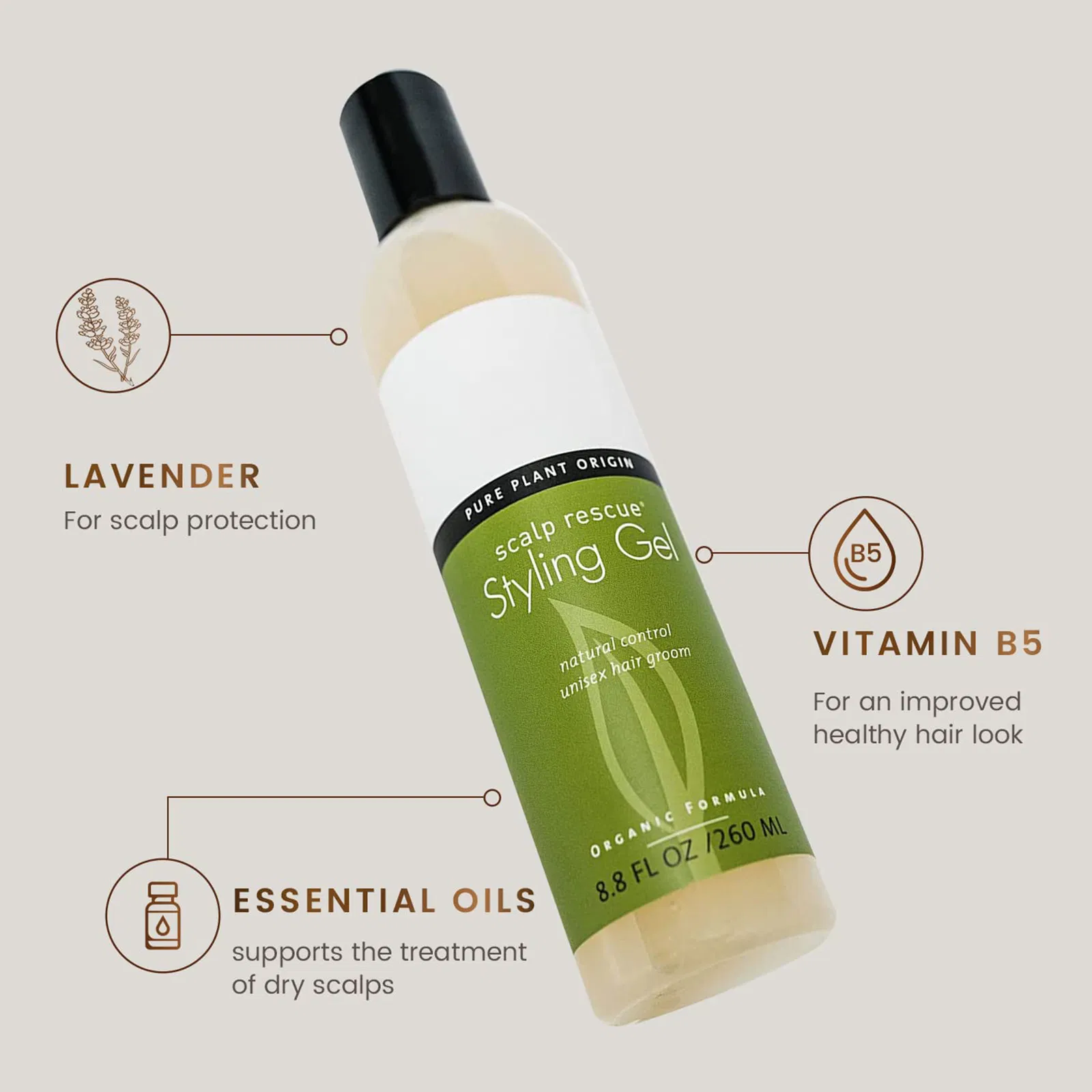 Beauty Cosmetics Hair Care Moisten Control Frizz Rescue Styling Curly Gel