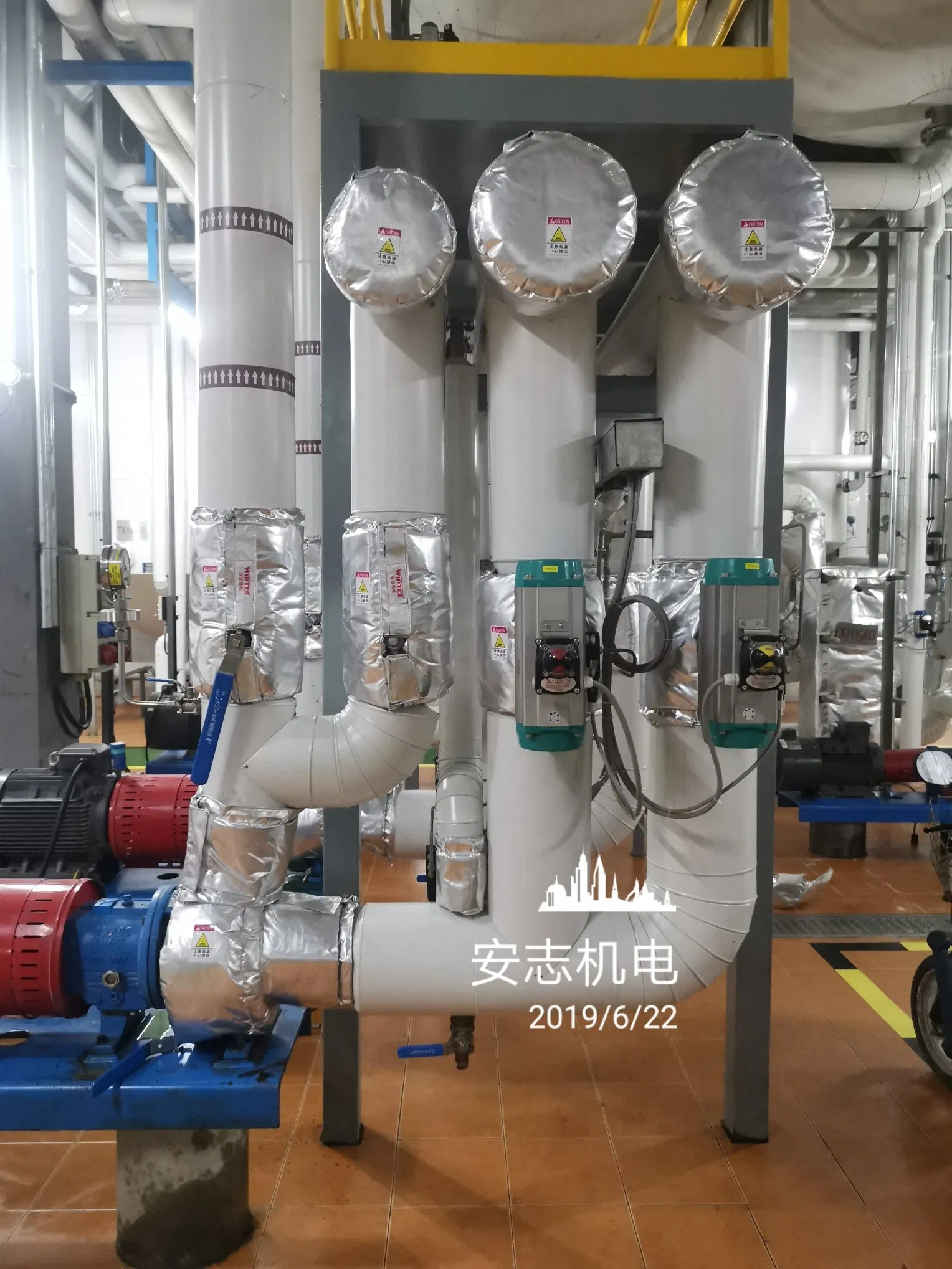 Silicone Coating Cloth Heat Insulation Cover for Globe Valve