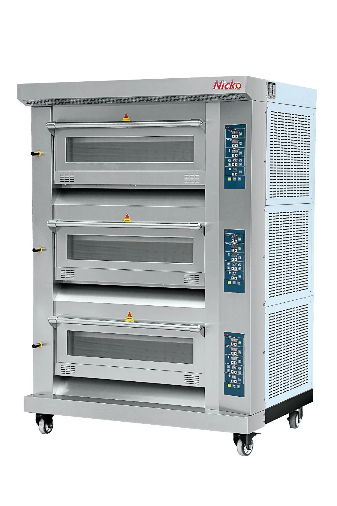 Electric Deck Oven Baking Machines 2 Decks 4 Trays Deck Oven