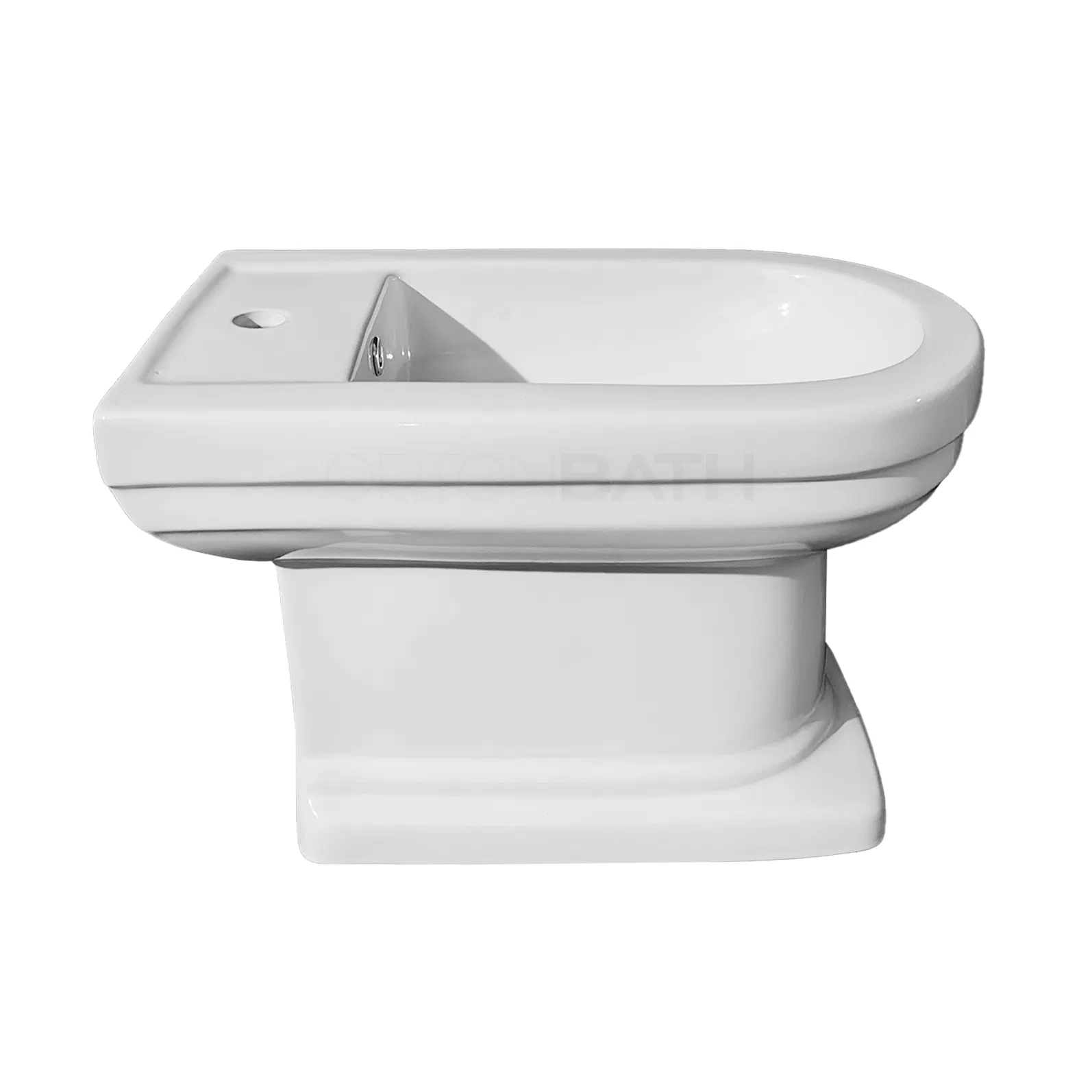 Ortonbath Floor Mounted Single Tap Holes Toilet Bidet Hospital Elder Lady Care One Piece Ceramic Wc Toilet Bidet Special Care Bidet Oval Vintage Ceramic Bidet