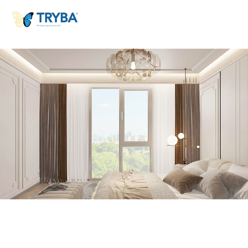 Energy Efficient Low-E Triple Galzed Thermal Break Aluminium Tilt and Turn Window