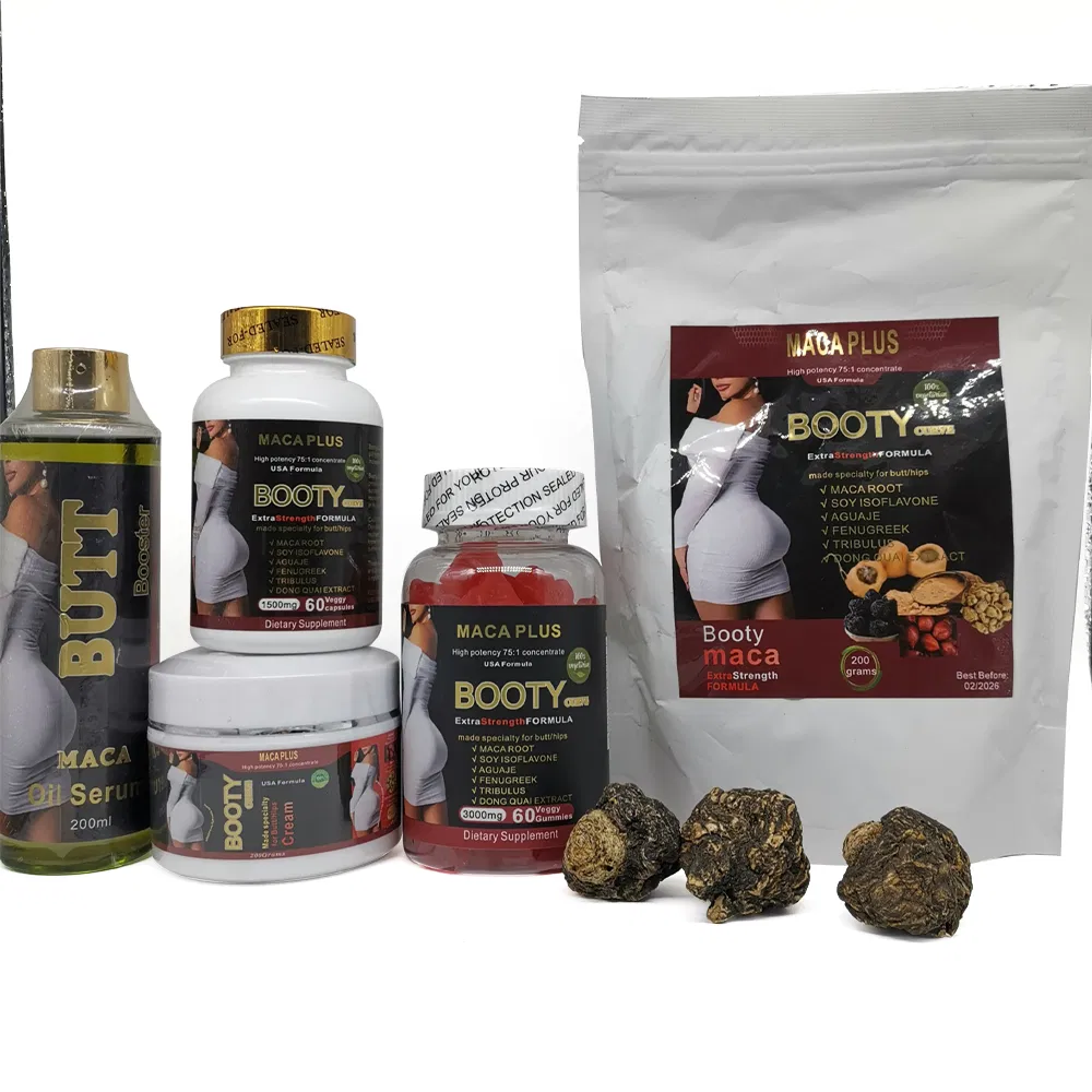 High Quality Booty Maca Hip Gummies Butt Increase Set Butt Enlargement Cream
