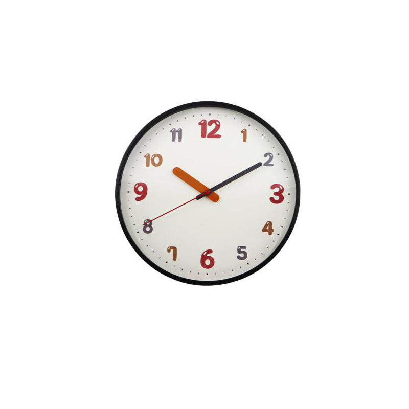 Decorative Round Wall Clock Gold Rimmed Minimalist Office Wall Clock