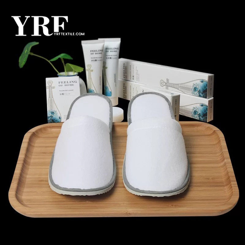 Cheap Wholesale Custom Disposable Indoor Bathroom Velour Hotel Slippers